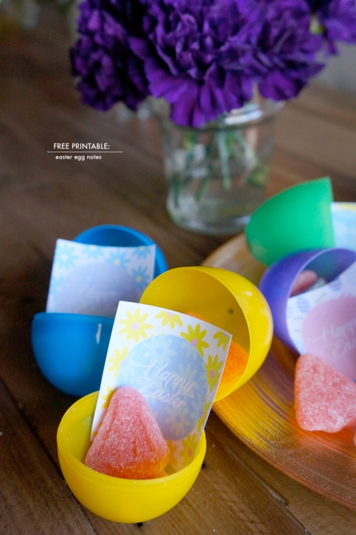 Free Printable: Easter Egg Notes | the white dahlia