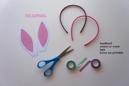 DIY Printable Bunny Ears | the white dahlia